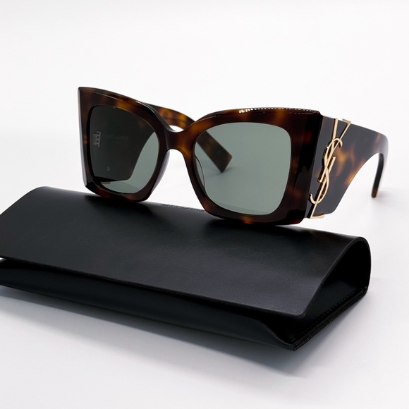 NEW SAINT LAURENT BLAZE SLM119 002 OVERSIZED BUTTERFLY WOMEN SUNGLASSES SL M119 - Picture 2 of 14